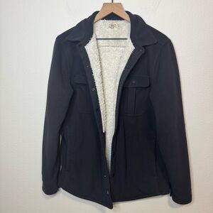 Faherty Sherpa Lined Shirt Jacket - S